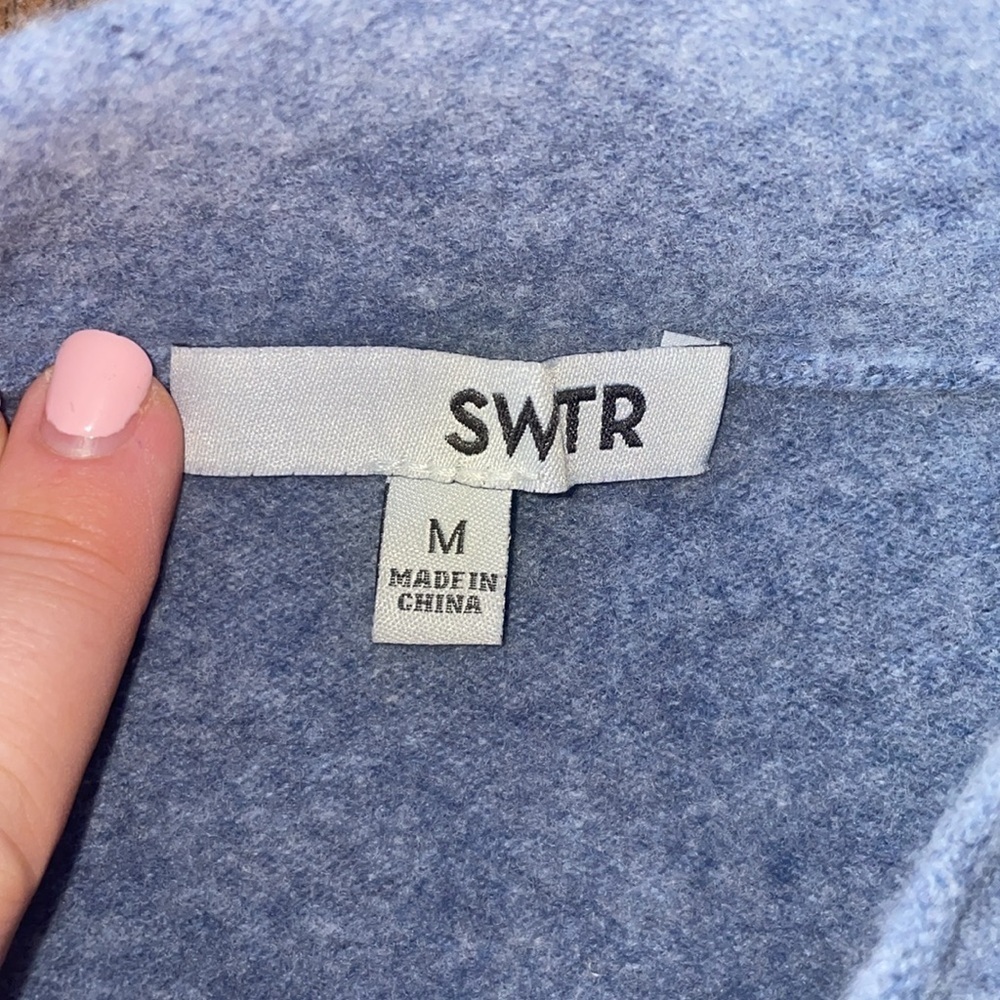 SWTR womans 100 % wool/yak woman’s open front sweater - medium NWOT Beautiful! - Picture 4 of 6